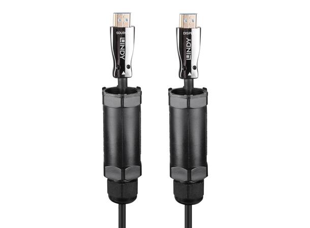 Lindy 38531 – 50m Armoured Fibre Optic Hybrid HDMI 8K60-kabel
