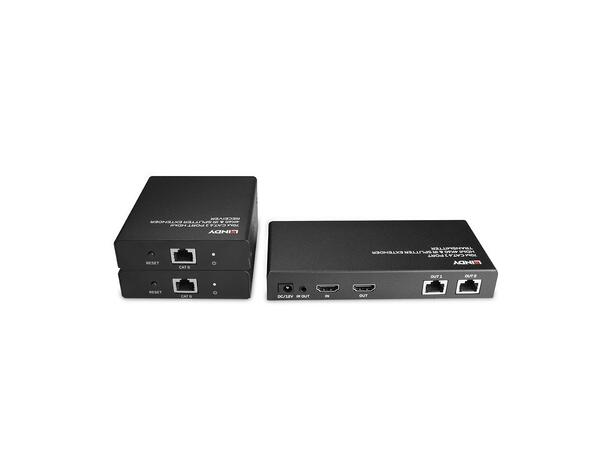 Lindy Cat.6 HDMI Splitter 2-port 4K 70 m 