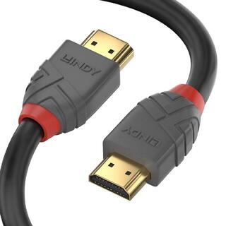 Lindy HDMI High Speed Kabel - 1  m Anthra Line Sort