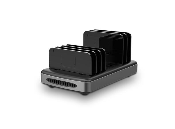 Lindy Ladestasjon USB 6-port 160W USB Docking Station 