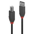 Lindy USB2 Kabel A-B -  3 m Anthra Line A-B USB Kabel Sort