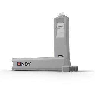 Lindy USB C Port Blocker KIT Hvit Nøkkel og 4 låser