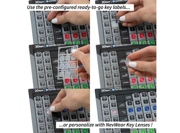 X-Keys XBE-110 T-Bar USB Keyboard Production Controller 