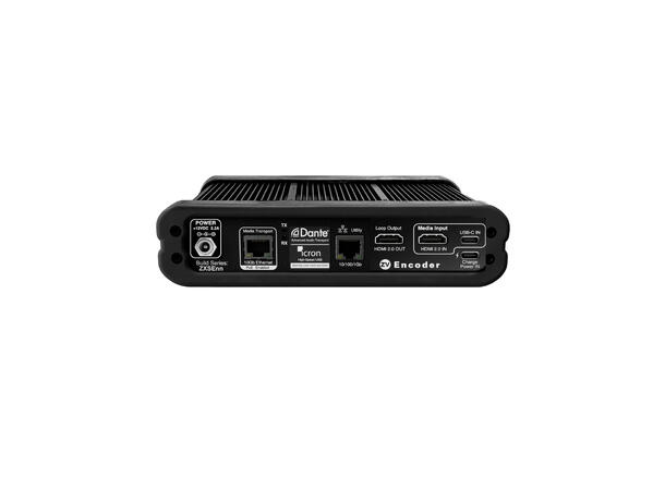 ZyPer4K Copper Encoder Dante Icron PoE+ 4K SDVoE USB-C 
