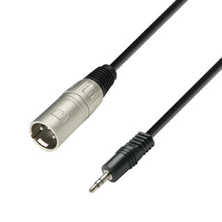 AH Mik.Kabel XLR - 3.5 mm - 1,0 m XLR Hann - 3.5mm Hann