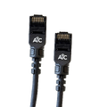 AiC Cat.6A U/UTP Slim-Flex Sort