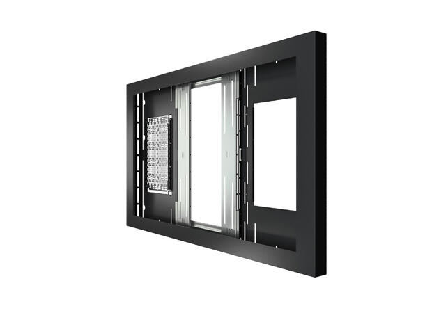 Chief Impact On-wall Skjermkabinett 49" Landskap Sort Maks 56kg 