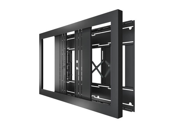 Chief Impact On-wall Skjermkabinett 49" Landskap Sort Maks 56kg 