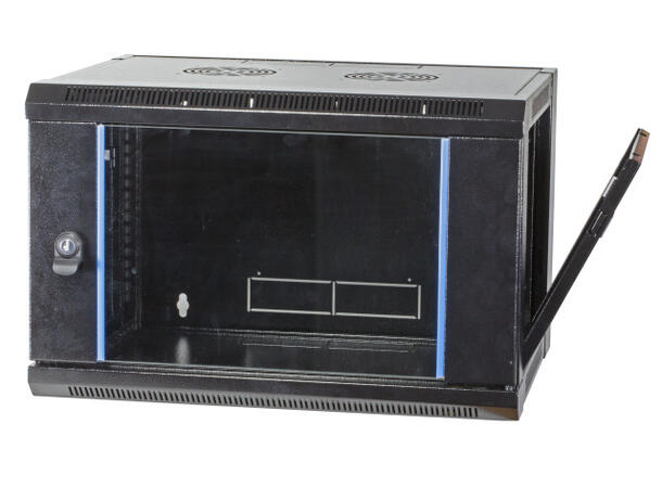 EFB Rack Skap Vegg 19" 21U Rack 21U 450mm Sort Maks 60kg 