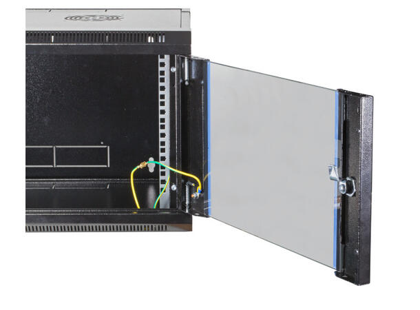 EFB Rack Skap Vegg 19" 21U Rack 21U 450mm Sort Maks 60kg 