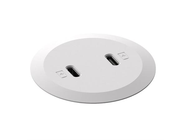 FF PM52-GST MINI- 2xUSB-C Wieland GST18® Hvit 