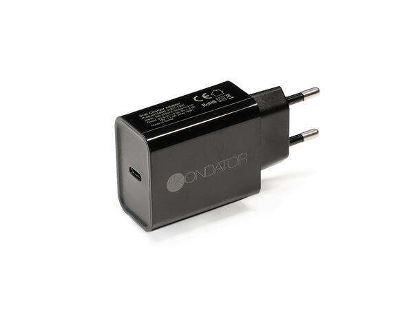 FF USB-C 20 W PD Vegglader Sort 