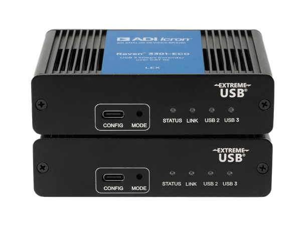 Icron Raven 3301 - USB-C extender Data - USB 3,2.1 - 100m CAT 6A 