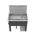 Kramer Bordbrønn 2 moduler- Kasse Hvit Cutout 134 x 89 mm