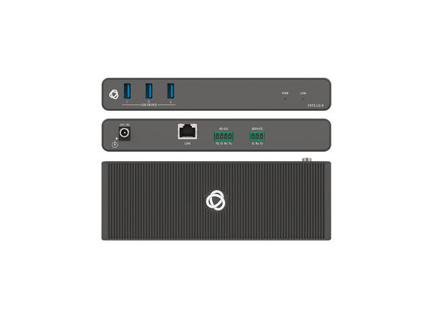 Kramer Extender USB3.2 PoC Rx Maks 100m RS-232 PoE+ 