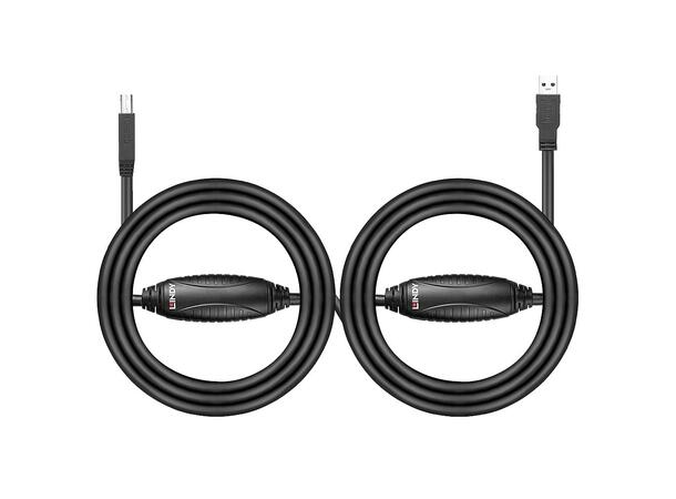 Lindy USB3 Kabel A-B - 10 m Aktiv USB3  Aktiv Repeater 