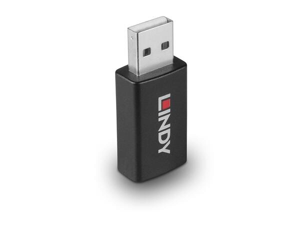 Lindy USB A Blocker m batterilading 1.2 USB 2.0 A>A 
