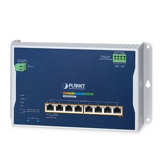 Planet Switch 8-p 8xPoE+ 2xSFP 10G L2 Industri IP30 B200W Flat/Wall