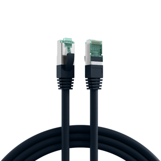 SFTP Patch Cat.6A -  1m Sort LSZH 500MHz AWG27/7