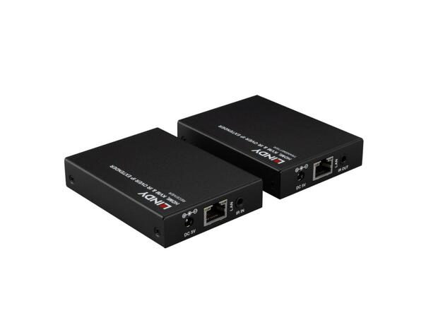 150m CAT6 DisplayPort 4K KVM Extender med USB, IR, RS-232 og HDBaseT