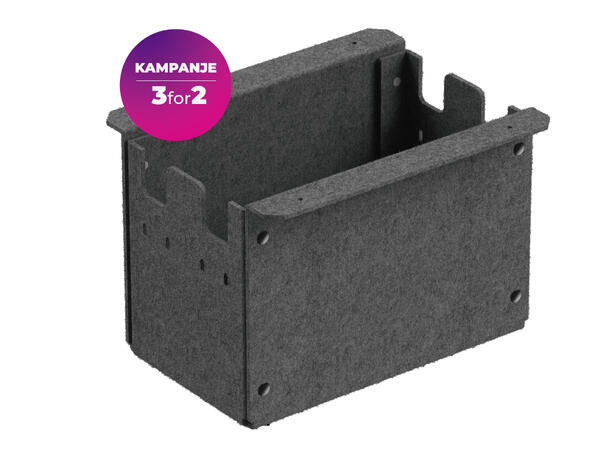 AiC Kabelboks under bordet i PET filt Introduksjonstilbud 3 for 2 