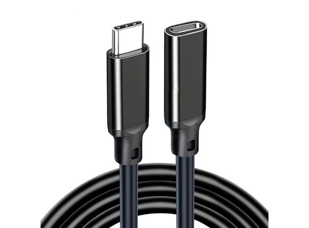 AiC USB-C FF-kabel - 0,3 m skjøt 20Gbps 100W PD - 4K@60Hz 
