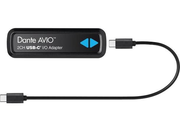 Dante AVIO USB-C IO Adapter 2x2 kanal RJ45 > USBC - PoE 