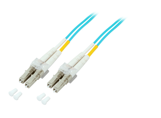Fiberpatch 50/125 LC-LC - 40 m LSZH Multimode Duplex OM3 Aqua 