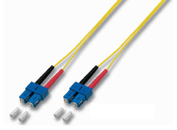 Fiberpatch 9/125 SC-SC - 7,5 m LSZH Singlemode Duplex OS1/OS2 Gul 