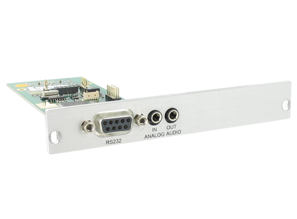 IHSE Draco Vario CPU Add-On module bi-di analog stereo audio, RS, MAR 