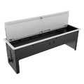 Kramer Bordbrønn 6 moduler- Kasse Hvit Cutout 334 x 89 mm