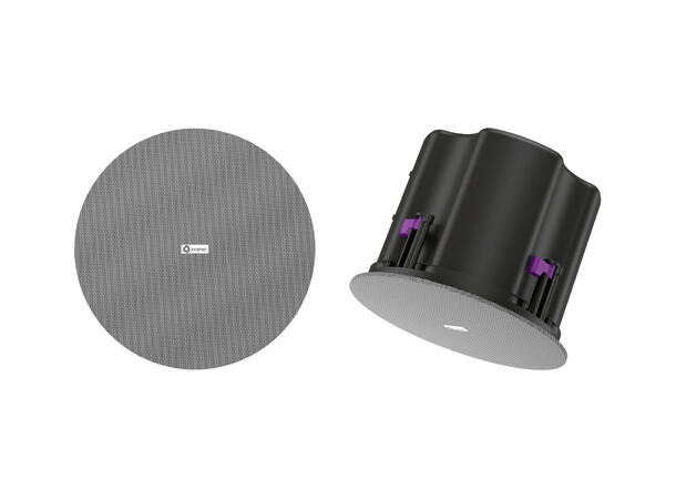 Kramer Høyttaler Tak 30W 6.5" 2-Veis Sort/ Hvit (1 Stk) 