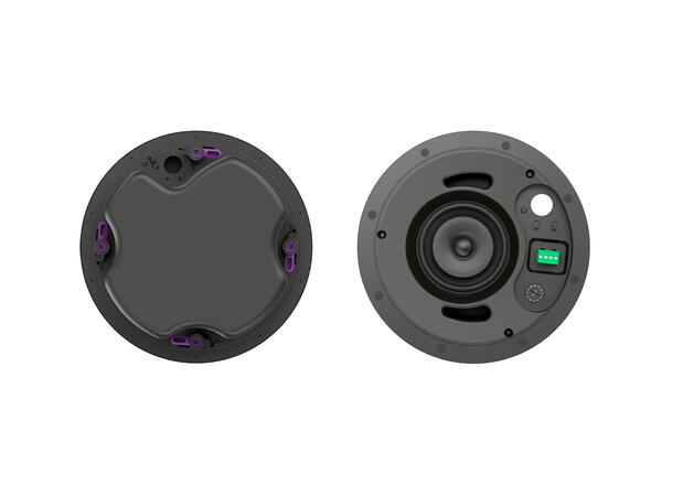 Kramer Høyttaler Tak 30W 6.5" 2-Veis Sort/ Hvit (1 Stk) 