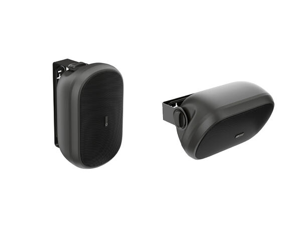 Kramer Høyttaler Ute PoE Dante 8" 2-Veis Vegg IP66 Sort 1stk 