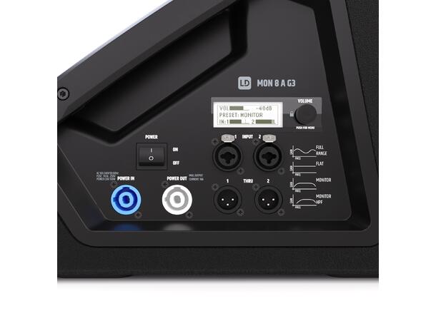 LD Høytt. PA 8" Aktiv STINGER MON 8 A G3 300W 8" Aktiv PA Sort 