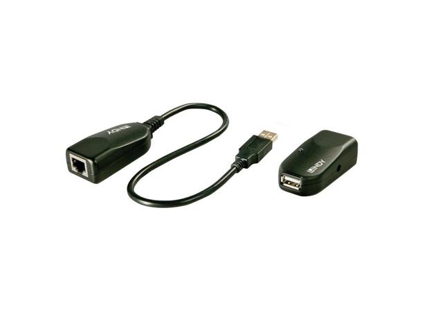 Lindy 42693 – 50m USB 2.0 CAT6 Extender | Langdistanse USB-løsning