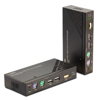 Lindy KVM Extender Cat.5 300 m USB VGA