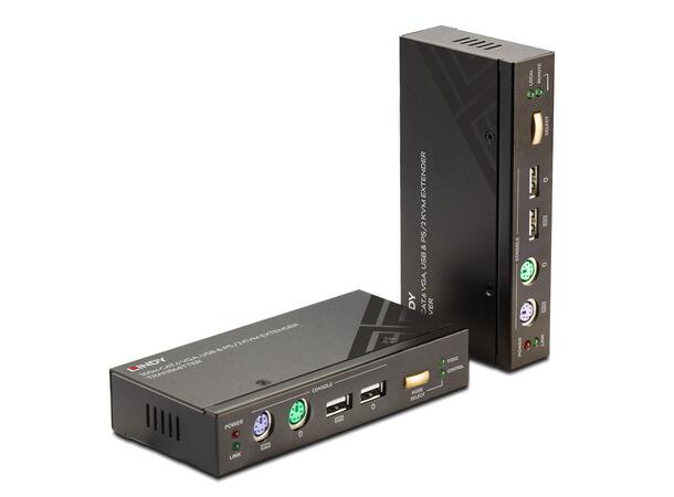 Lindy KVM Extender Cat.5 300 m USB VGA 