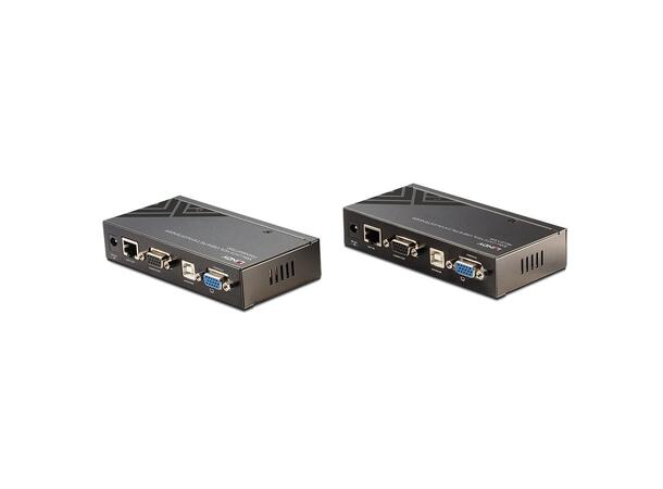 Lindy KVM Extender Cat.5 300 m USB VGA 