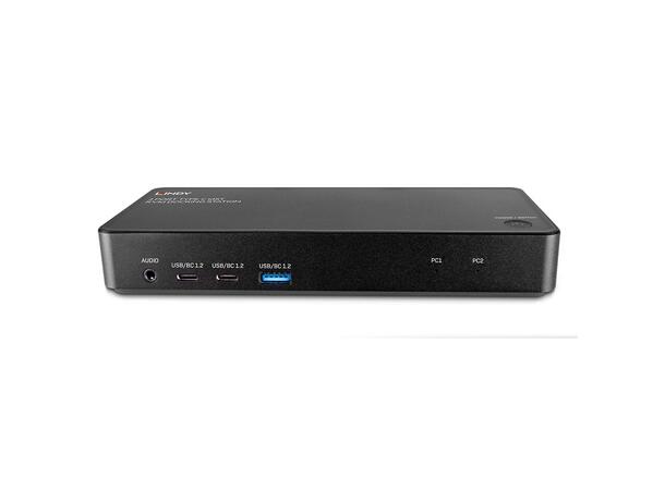 Lindy USB-C 2-p MST KVM Docking 5Gbps 100W/ 65W 