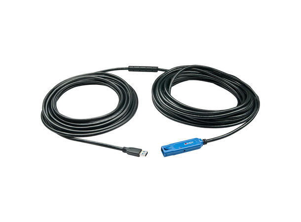 Lindy USB3 Kabel A-A - 15 m Aktiv skjøt USB3 Extender Aktiv skjøtekabel *B-vare* 