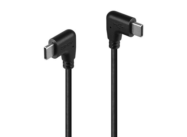 Lindy USB C>C kabel Vinklet 0,5 m 2 x 90° USB 2.0 480Mbps 