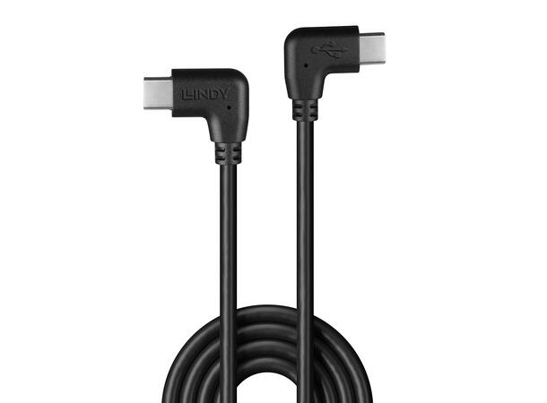 Lindy USB C>C kabel Vinklet 0,5 m 2 x 90° USB 2.0 480Mbps 