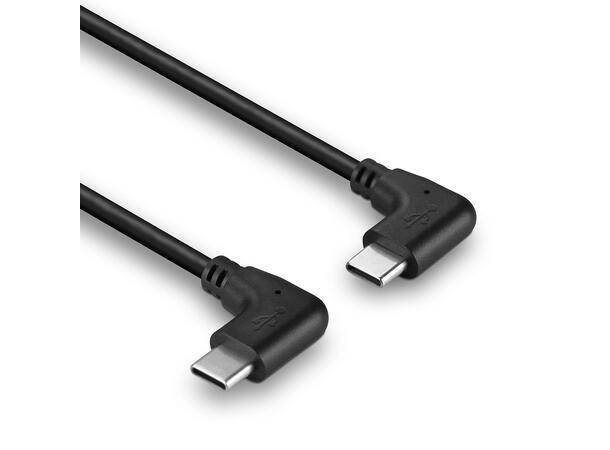 Lindy USB C>C kabel Vinklet 0,5 m 2 x 90° USB 2.0 480Mbps 