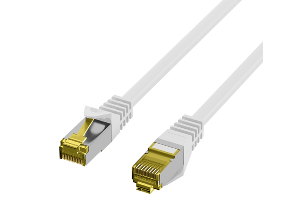 SFTP Patch Cat.7/6A -  5 m Hvit LSZH 600MHz 26/27AWG PiMF Halogenfri Snagless 