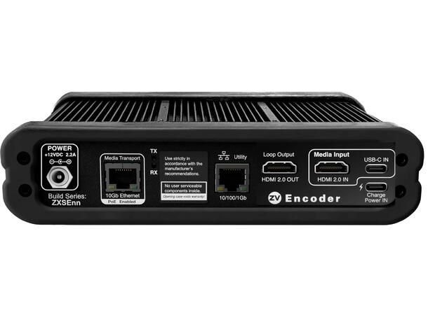 ZyPer4K–XSE Copper Encoder 10Gbit PoE+ PS-232 