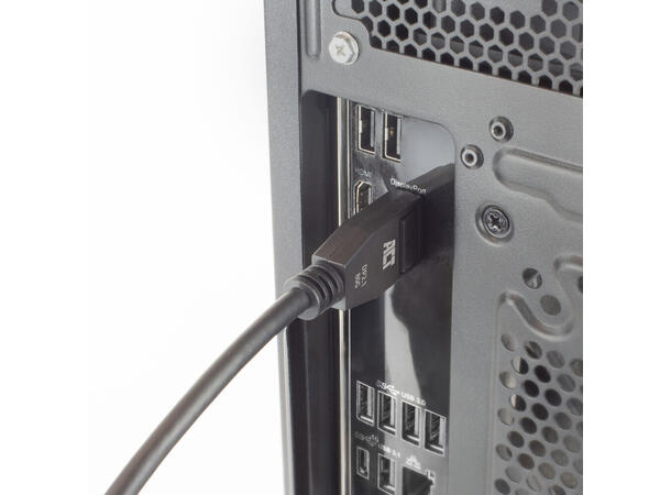 ACT DisplayPort Kabel 8K - 1,0 m DP2.1 - 4K@240Hz 8K@60Hz 10K@30Hz-80Gbps 