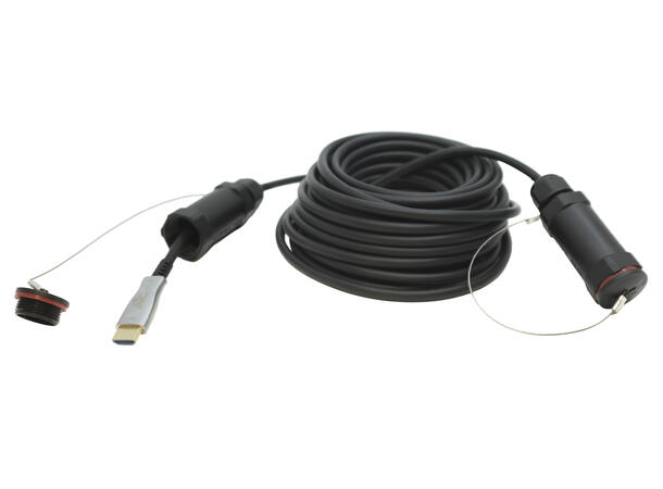 AiC HDMI Armert Hybrid 4K -  50 m HDMI 2.0 18Gbps 