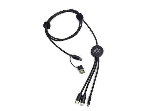 AiC Ladekabel USB-C til lightning, USB-C og USB micro 