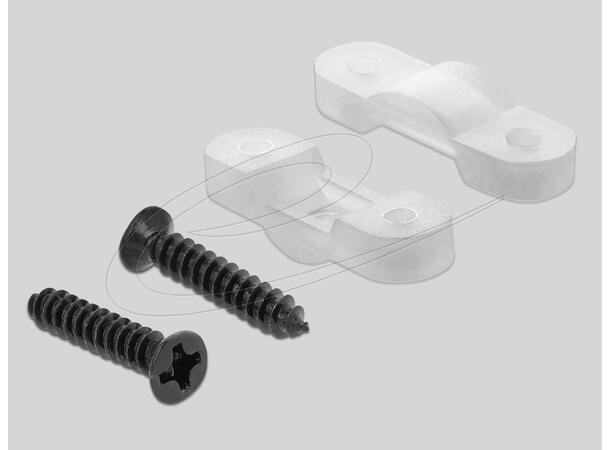 DB9 Han Skrukontakt inkl. Deksel med fingerskruer 